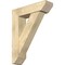 Ekena Millwork Traditional Slat Rough Sawn Bracket w/ Offset Brace, Douglas Fir, 8"W x 30"D x 38"H BKT0806X30X38TRA06RDF - alternate 1